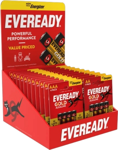 Energizer Eveready pultno stojalo za baterije AA/AAA
