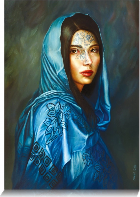 Sestavljanka Modra lilija 500 koščkov