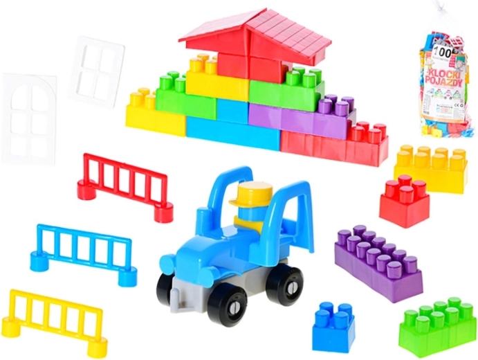 Gradbeni komplet vozil 100 delov