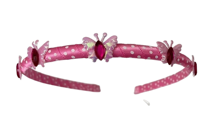 Otroški bižuterijski trak za lase v pisanih barvah