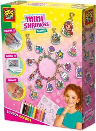 Ses Mini Shrinkies Charms Lovely Ocean – ustvarjalni komplet obeskov
