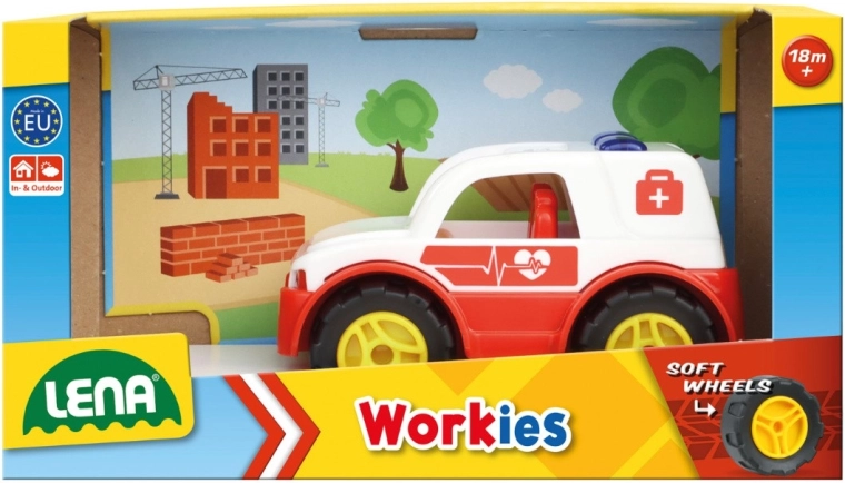 LENA Workies Ambulance 12 cm in a Box