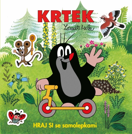 Album z nalepkami Krtek – igraj se in ustvarjaj slike