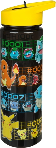 Pokémon steklenica za pitje s slamico 600 ml