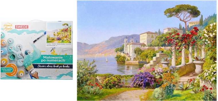 Slikanje po številkah – Na vrtu