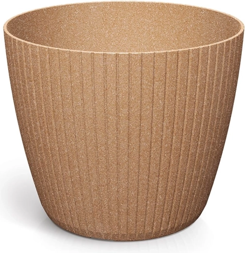 Cvetlični lonec Lamia Eco Wood 23,8 cm naturo