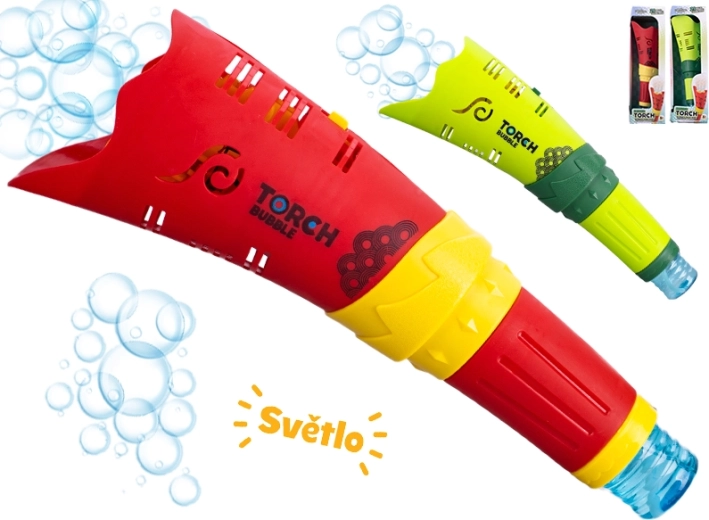 Mehurčkar bakla z LED učinki 26 cm