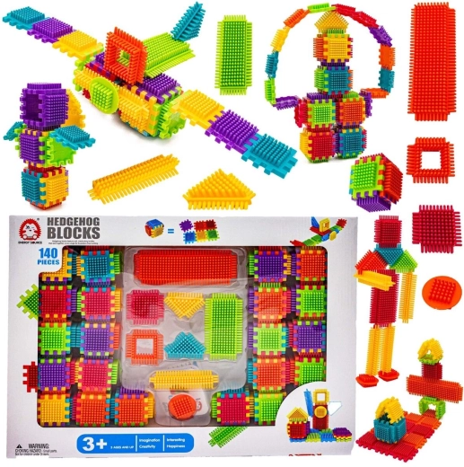 Hedgehog Construction Blocks – 140 pieces