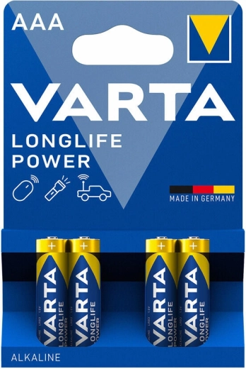 Varta Longlife Power alkalne baterije AAA, 4 kosi