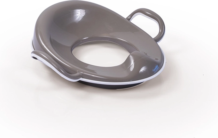 Nedrseč otroški WC-sedež, siv