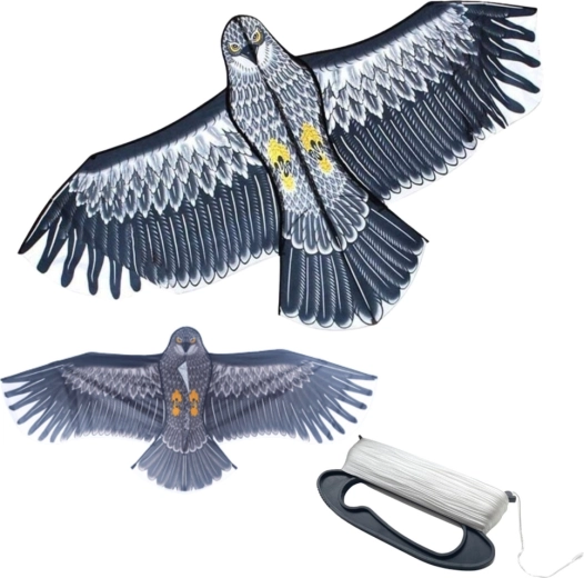 Letalski zmaj v obliki orla 150 × 70 cm s kolutom in 100 m vrvico