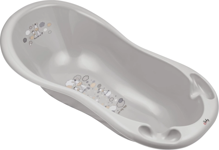 Maltex otroška banjica Zebra 100 cm, siva