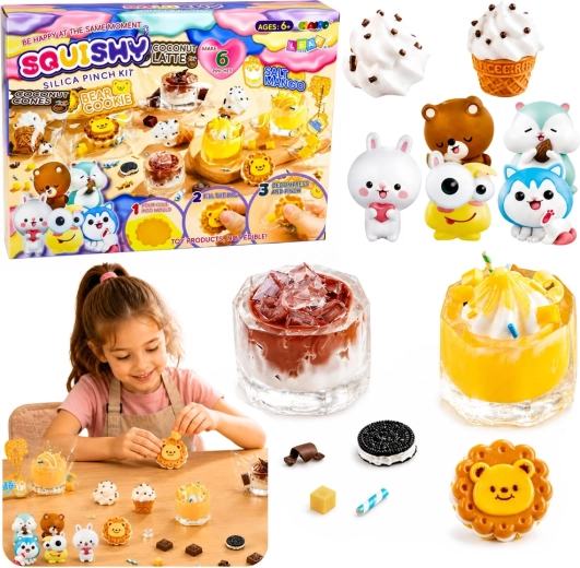 Ustvarjalni komplet za izdelavo squishy sladkarij in pijač (DIY)