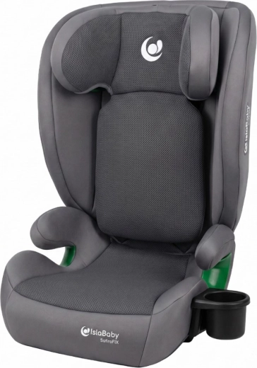 IslaBaby SafiroFix i-Size avtosedež 100–150 cm (15–36 kg) ISOFIX mesh siv