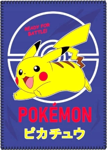 Flis odeja Pokémon 100 × 140 cm