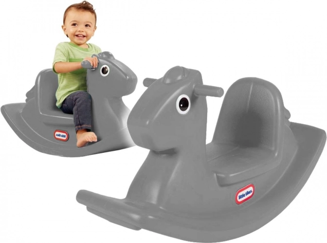 Little Tikes gugalni konjiček – siv