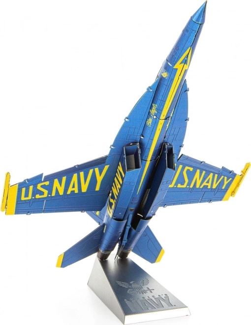 METAL EARTH 3D sestavljanka F/A-18 Super Hornet - Blue Angels (ICONX)