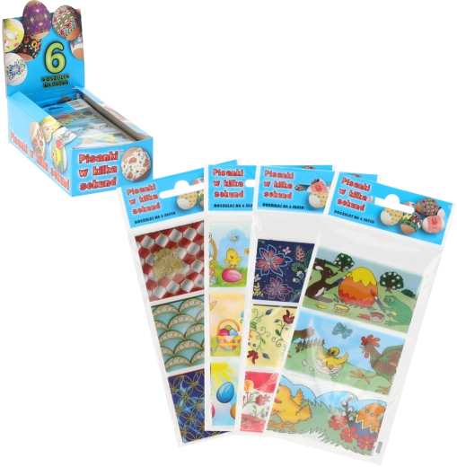 Termoskrčljivi ovitki za velikonočna jajca – komplet 6 kosov