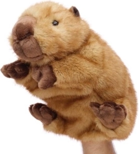 Plush Capybara Hand Puppet (Eco-Friendly)