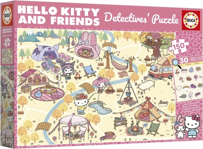 Educa detektivske sestavljanke Hello Kitty & prijatelji 150 kosov