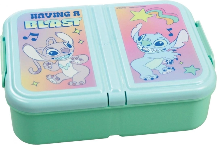 Večprekatna škatla za malico Disney Stitch