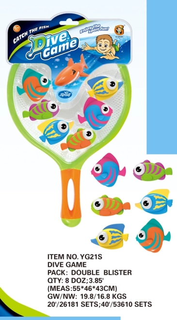 Potapljaške ribe z mrežico