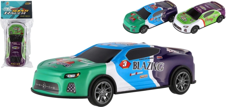 Dirkalni avtomobil na vztrajnik 17 cm – plastičen športni avtomček