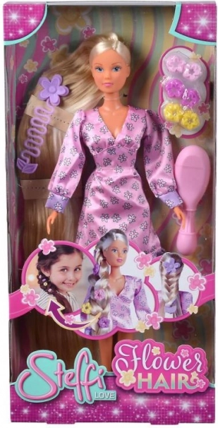 Punčka Steffi s cvetličnimi lasmi