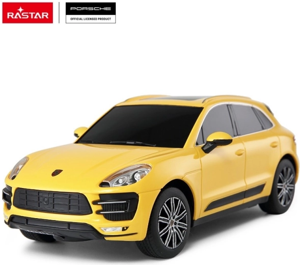 Rastar Porsche Macan Turbo remote-controlled car 1:24 yellow