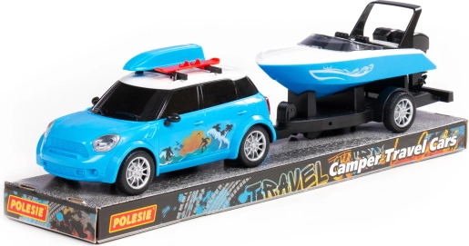 Auto Cruise with Boat on Trailer