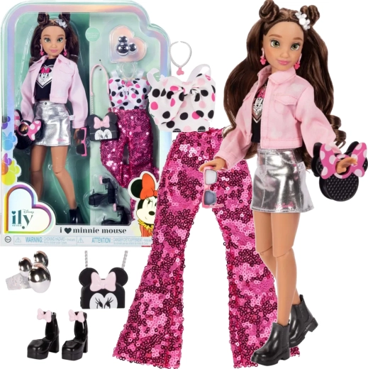 Disney ILY 4Ever modna punčka, navdahnjena z MINNIE MOUSE, z dodatki 30 cm