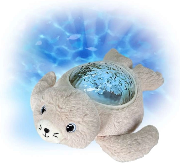 Pabobo projektor Aqua Dream tjulenj za mirno uspavanje otrok