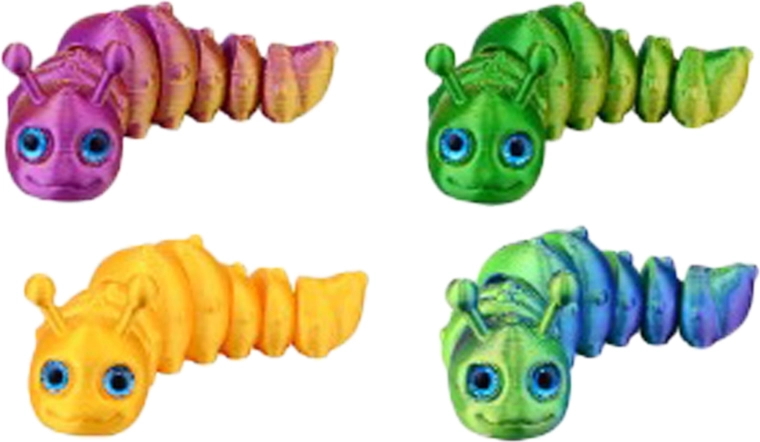 Magична 3D gosenica 10 cm