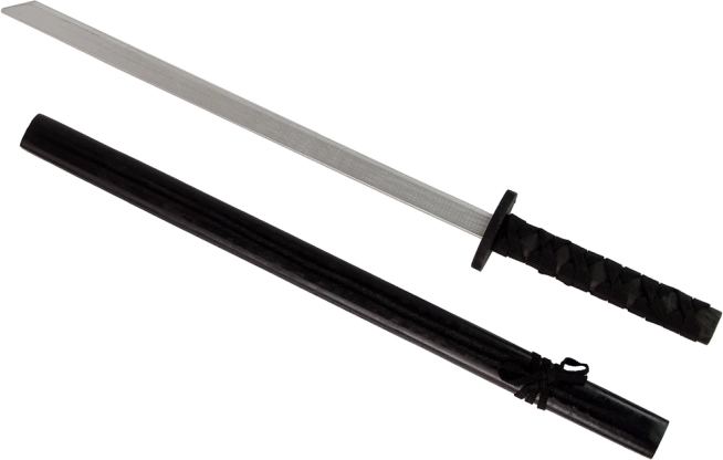 Leseni črni meč za viteza 73 cm