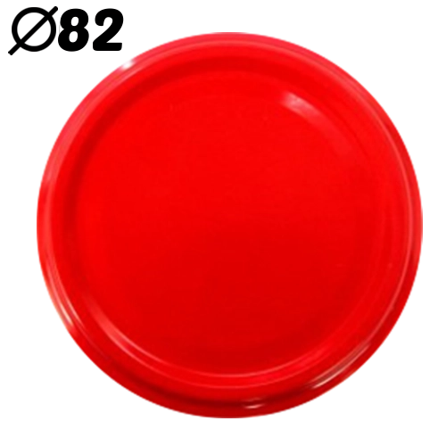 Navojni pokrovčki FI 82 s 6 zarezami, rdeči (660 kos)