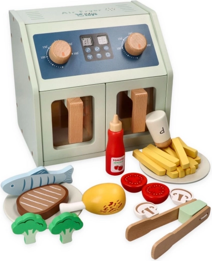 Adam Toys leseni cvrtnik na vroč zrak z dodatki na baterije