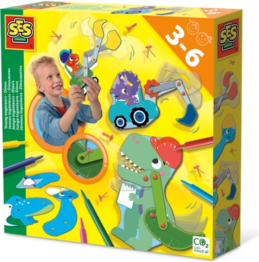 Otroško ustvarjanje Dinozavri v gibanju