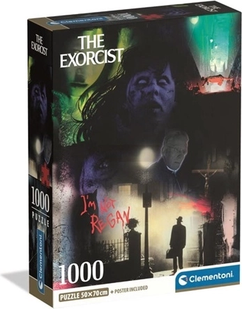 Clementoni sestavljanka Eksorcist – grozljiva filmska kolaža, 1000 kosov (kompaktno)