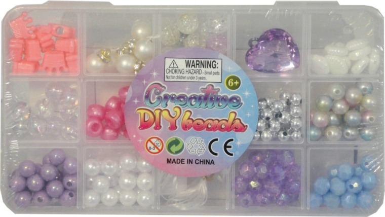 Kroglice v etuiju s predelki – ustvarjalni komplet za izdelavo nakita