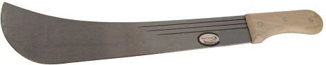 Mačeta z lesnim ročajem 55 cm, nerjaveče jeklo rezilo 16″