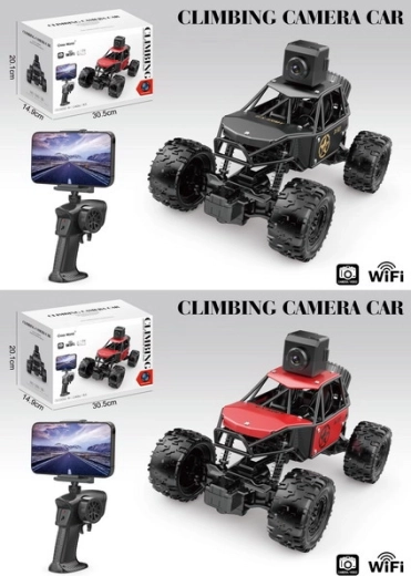 Terenski crawler RC STAR z Wi‑Fi kamero, črn