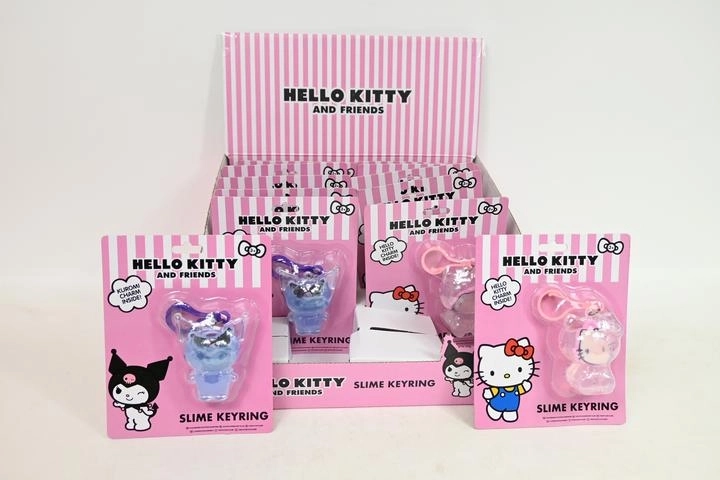 Hello Kitty obesek za ključe s slajmom (2 različici)
