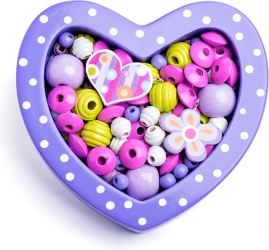 Majhni vijolični srčasti biseri