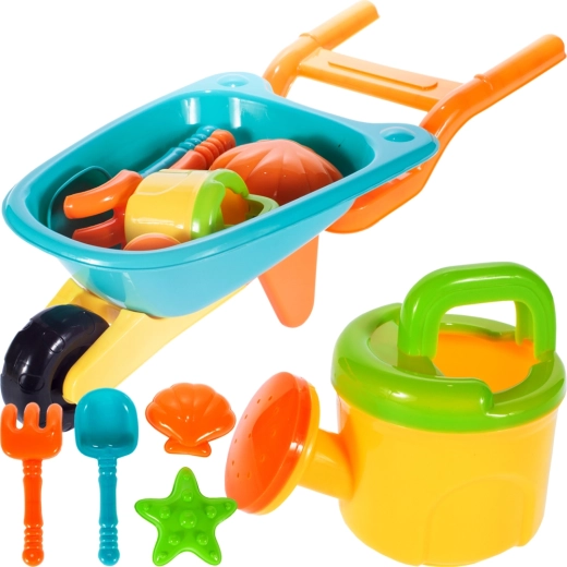 Voziček s pripomočki za pesek