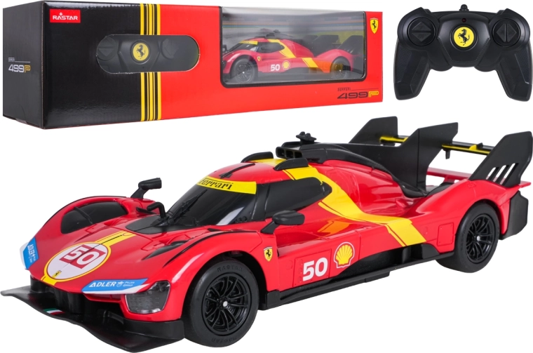 Rastar RC dirkalni avtomobil Ferrari 499P na daljinsko upravljanje