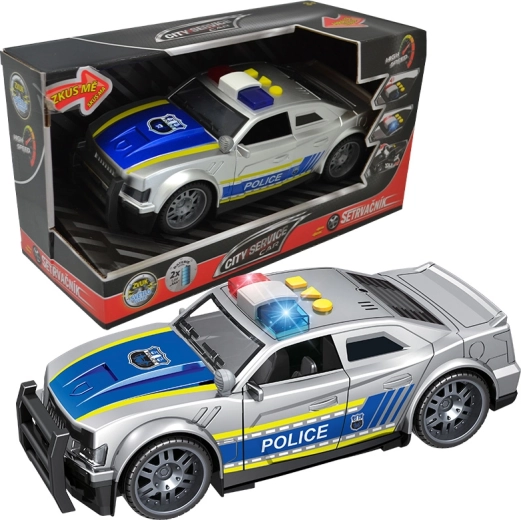 Policijski avto na vztrajnik 1:14 z lučmi in zvoki