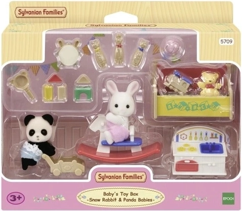 Sylvanian Families children's room with figures and accessories - 1 pc