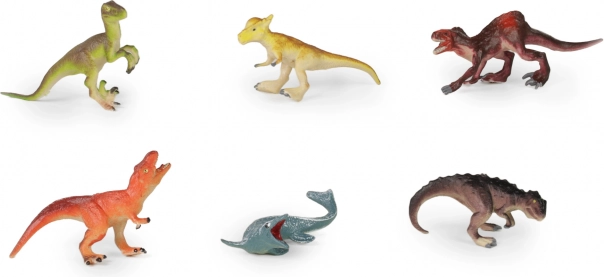 set 6 dinozavrovih figur iz trde gume