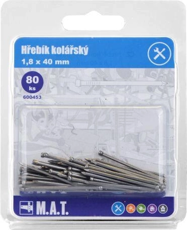 Kolarni žeblji 40 × 1,8 mm – 80 kos