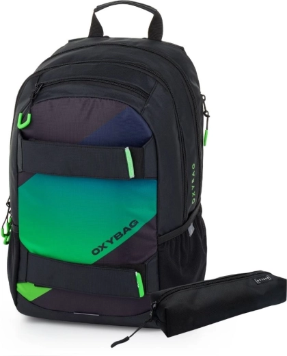 Dijaški nahrbtnik z etuijem OXYBAG Sport Ombre